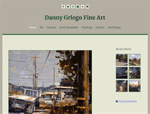 Tablet Screenshot of dannygriegoart.com